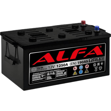 Аккумулятор ALFA 190 (3) евро +/-