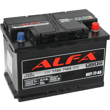 Аккумулятор ALFA Hybrid 77 R