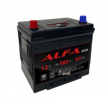 Аккумулятор ALFA Asia 65 JL (с бортом)