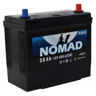 Аккумулятор NOMAD Asia 6CT-50 Евро (50 Ah)