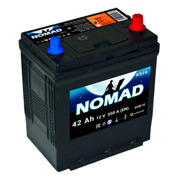 Аккумулятор NOMAD Asia 6CT-42 Евро (42 Ah)