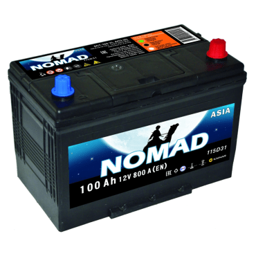 Аккумулятор NOMAD Asia 6CT-100 Евро (100 Ah)