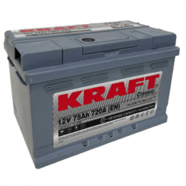 Аккумулятор KRAFT 75 R низк.