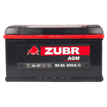 Аккумулятор ZUBR AGM 95 Ah R+
