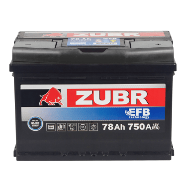Аккумулятор ZUBR EFB 78 Ah R+