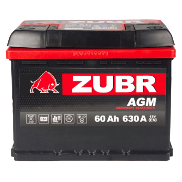 Аккумулятор ZUBR AGM 60 Ah R+