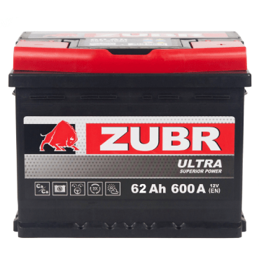 Аккумулятор ZUBR Ultra 62 Ah LB R+