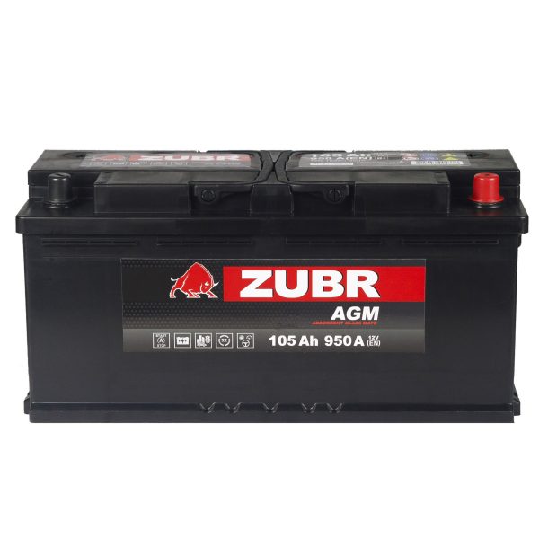 Аккумулятор ZUBR AGM 105 Ah R+