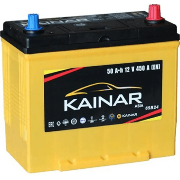 Аккумулятор KAINAR Asia 50 JR тонкие клеммы с бортом